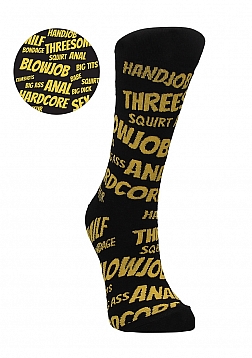 Sexy Socks - Word Socks - Sexy words - 42-46..