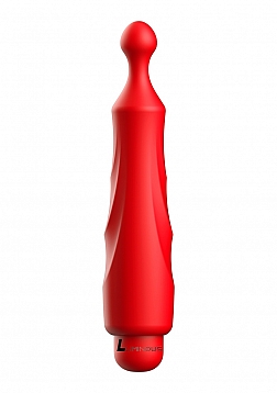 Dido - ABS Bullet With Silicone Sleeve - 10-Speeds - Red..