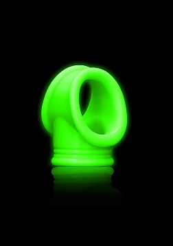 Cock Ring & Ball Strap - Glow in the Dark..