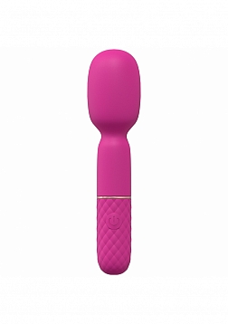 LoveLine - Bella - 10 Speed Vibrating Mini-Wand - Silicone - Rechargeable - Waterproof - Pink