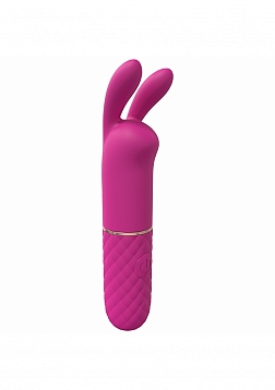 Dona - 10 Speed Vibrating Mini-Rabbit - Silicone - Rechargeable - Waterproof - Pink