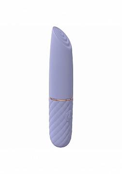 LoveLine - Beso - 10 Speed Vibrating Mini-Lipstick - Silicone - Rechargeable - Waterproof - Lavender