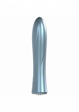 La Perla II - 10 Speed Vibrator - Silicone - Rechargeable - Waterproof - Blue