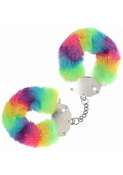 Ouch! - Heavy-duty Fluffy Handcuffs - Multicolor 1