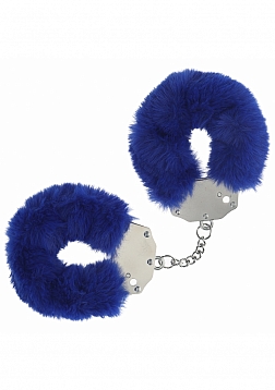 Ouch! - Heavy-duty Fluffy Handcuffs - Navy