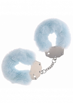 Ouch! - Heavy-duty Fluffy Handcuffs - Powder Blue