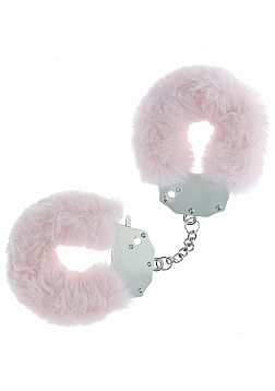 Ouch! - Heavy-duty Fluffy Handcuffs - Powder Pink