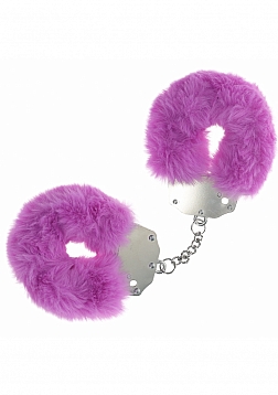 Ouch! - Heavy-duty Fluffy Handcuffs - Purple