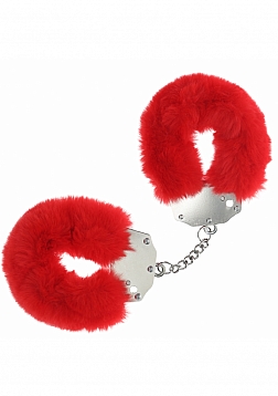 Ouch! - Heavy-duty Fluffy Handcuffs - Red