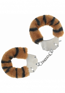 Ouch! - Heavy-duty Fluffy Handcuffs - Tiger