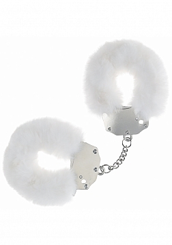 Ouch! - Heavy-duty Fluffy Handcuffs - White