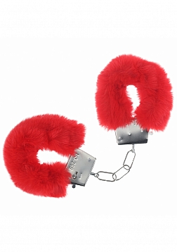 Ouch! - Classic Fluffy Handcuffs - Red