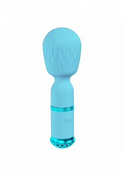 Loveline - Velour - 10 function MIni-Wand - Silicone - Rechargeable - Waterproof