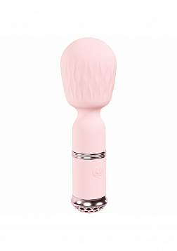 Loveline - Velour - 10 function MIni-Wand - Silicone - Rechargeable - Waterproof