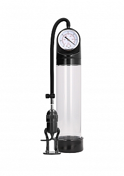 Deluxe  Pump With Advanced PSI Gauge - Transparent..