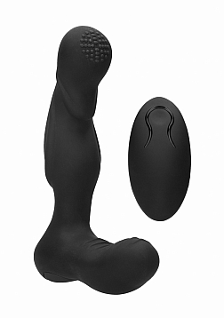 No.76-Vibrating Anal Plug/P Massager-Black